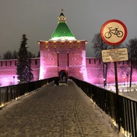 Photo taken at Пешеходный мост к Никольской башне by gigabass on 1/1/2022