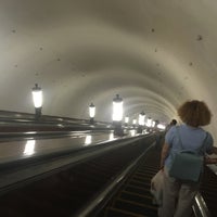 Photo taken at metro Oktyabrskaya, line 6 by gigabass on 7/27/2019