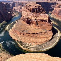 Photo taken at Horseshoe Bend Overlook by Brenno E. on 4/14/2024