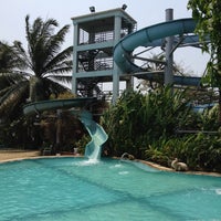 Photo taken at @ Swimging Pool ,Phanu Center by panatda j. on 3/17/2014