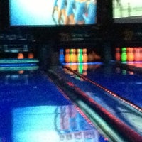 Photo taken at Bowlmor Lanes Union Square by Veronica on 4/26/2013
