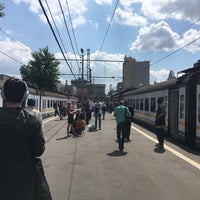 Photo taken at Ж/д платформа Рижская by Ruben M. on 5/23/2018
