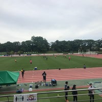 Photo taken at Musashino Municipal Athletic Stadium by taichaman on 5/14/2022