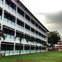 Photo taken at Hua Yi Secondary School by Justin T. on 12/21/2012