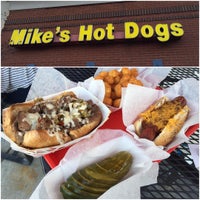Photo taken at Mike&amp;#39;s Chicago Hot Dogs by Jason D. on 3/15/2016