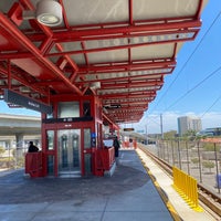 Photo taken at Metro Rail - Aviation/LAX Station (C) by Alper Tolga S. on 7/14/2022
