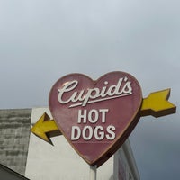 Photo taken at Cupid&amp;#39;s Hot Dogs by Danny D. on 12/22/2023