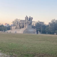 Photo taken at Monumento às Bandeiras by Daniel A. on 5/25/2022