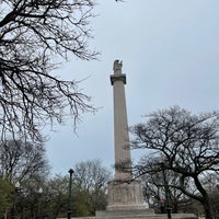 Photo taken at Logan Square - IL Centennial Monument by Noah X. on 4/11/2024