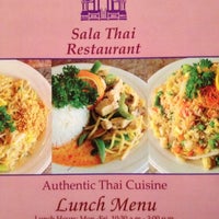Снимок сделан в Sala Thai IV Restaurant (Troy) пользователем Harris 1/3/2013