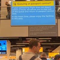 Photo taken at schiphol immigration by David M. on 5/31/2022