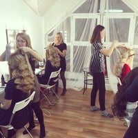 Photo taken at ALEXANDRA POSLAVSKAYA Make-Up&amp;Hair Studio by Alexandra P. on 2/10/2015