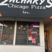 Photo taken at Zachary&amp;#39;s Chicago Pizza by Howard C. on 11/22/2021