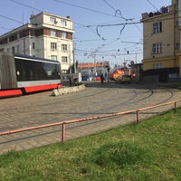 Photo taken at Vozovna Pankrác by Jan H. on 4/9/2018