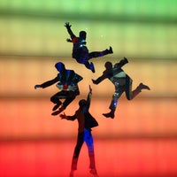 Photo taken at The Beatles LOVE (Cirque du Soleil) by Enrique V. on 4/12/2013