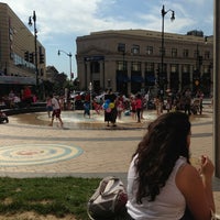 Photo taken at Columbia Heights Fountain by Eboni on 6/15/2013