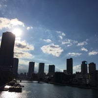 Photo taken at 朝潮大橋 by たまごん on 11/14/2019