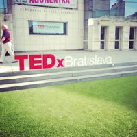Photo taken at TEDx Bratislava by Veronika Nina O. on 7/5/2014