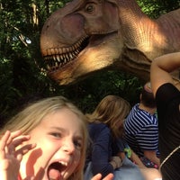 Photo taken at Dinosaur Safari at Bronx Zoo by Ellen P. on 9/22/2013