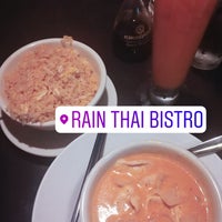 Photo taken at Rain Thai Bistro by Work Hard T. on 4/22/2018
