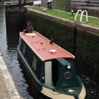 Photo taken at Mile End Lock by Rich on 4/24/2013