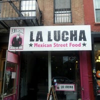 Photo taken at La Lucha - Tacos &amp;amp; Boutique by Edgar L. on 10/6/2012