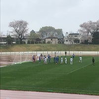 Photo taken at Musashino Municipal Athletic Stadium by Yasuyuki A. on 3/26/2023