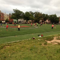 Photo taken at DC Bocce - Columbia Heights by Justin L. on 8/6/2013