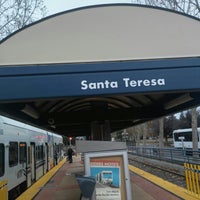 Photo taken at VTA Santa Teresa Light Rail Station by J. Oscar P. on 12/21/2015