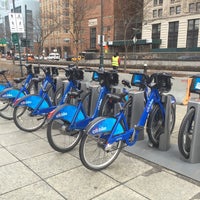 Photo taken at Citi Bike Station by King L. on 2/15/2018