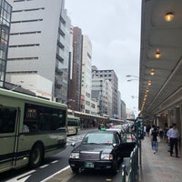 四条高倉バス停 Bus Stop In 下京区