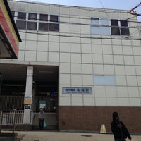 Photo taken at Hanshin Uozaki Station (HS23) by Hitoshi K. on 5/14/2013
