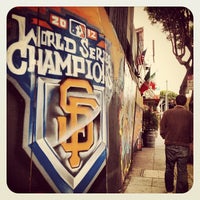 Photo taken at San Francisco Giants Championship Mural by Jen T. on 11/9/2012