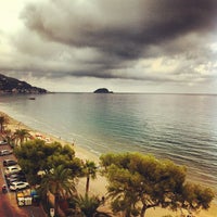 Photo taken at Grand Hotel Mediterranee Alassio by Christian C. on 10/6/2012