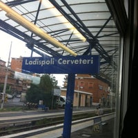 Photo taken at Stazione Ladispoli - Cerveteri by Monia P. on 10/12/2012