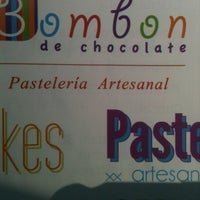 Photo taken at Bombon De Chocolate Bakery by Fabiola M. on 5/24/2013