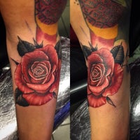 Photo taken at Kings Cross Tattoo Parlor by Snappy G. on 12/4/2015