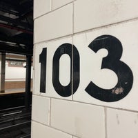 Photo taken at MTA Subway - 103rd St (1) by Sandy C. on 8/22/2022