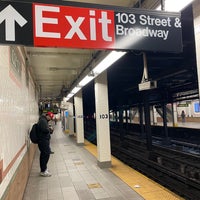 Photo taken at MTA Subway - 103rd St (1) by Sandy C. on 5/19/2022