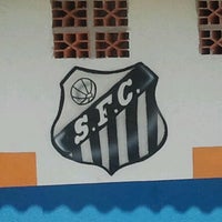 Photo taken at Escola De Futebol Meninos Da Vila by Beto M. on 2/2/2013