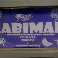 Photo taken at LABIMAR - Laboratório de Invertebrados Marinhos by José R. on 3/18/2014