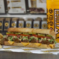Photo taken at Which Wich? Superior Sandwiches by Alexandra Z. on 3/28/2015