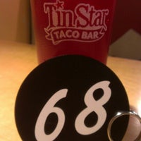 Снимок сделан в Tin Star Taco Bar пользователем Ron B. 12/14/2012