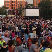 Photo taken at NoMa Summer Screen by Tina T. on 6/6/2013