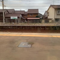 Photo taken at Etchū-Daimon Station by Nobara F. on 9/22/2019