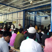 Photo taken at Al Ansar Mosque ( Temporary Site ) by Sabah B. on 10/26/2012