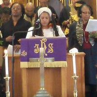 Photo taken at Ward Memorial AME Church by Hill B. on 2/17/2013