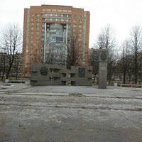 Photo taken at Памятник Г. Димитрову by Olechka B. on 3/3/2015