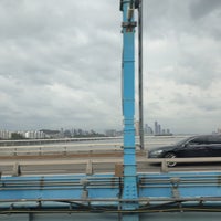 Photo taken at Dongjak Bridge by Max K. on 4/10/2023