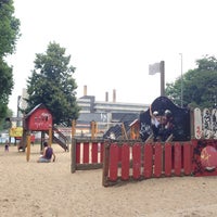 Photo taken at Spielplatz Kaisersteg by reinerwein on 7/5/2014